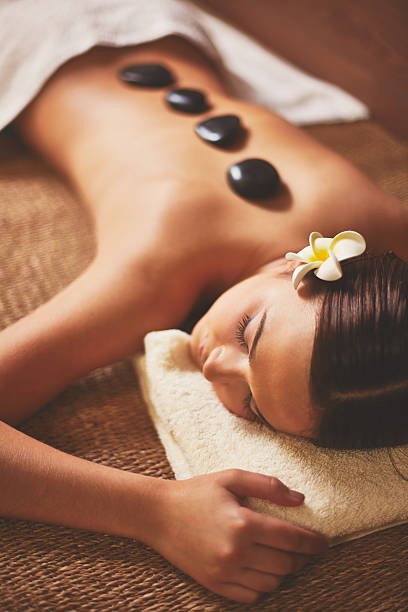 Hot stone therapy